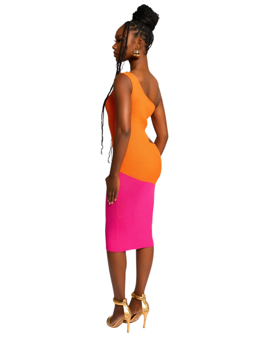 Hue Dress 1 (Pink and Orange) AKEMMA Hue Dress 1 (Pink and Orange) AKEMMA